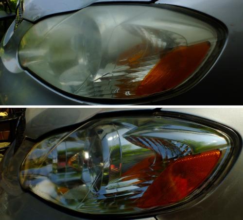 Polerowanie lamp- Toyota Corolla